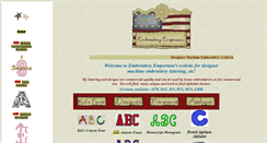 Desktop Screenshot of embroidery-fonts.com